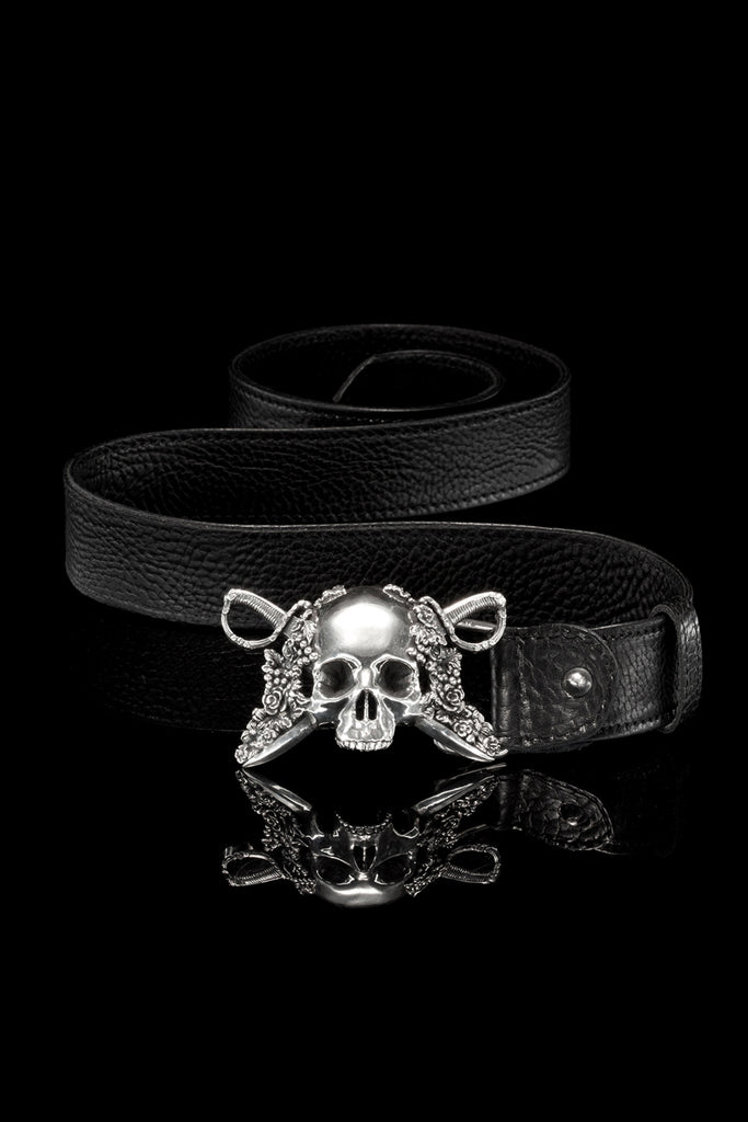 UGO CACCIATORI Accessories - Skull Foliage Belt | Ugo Cacciatori